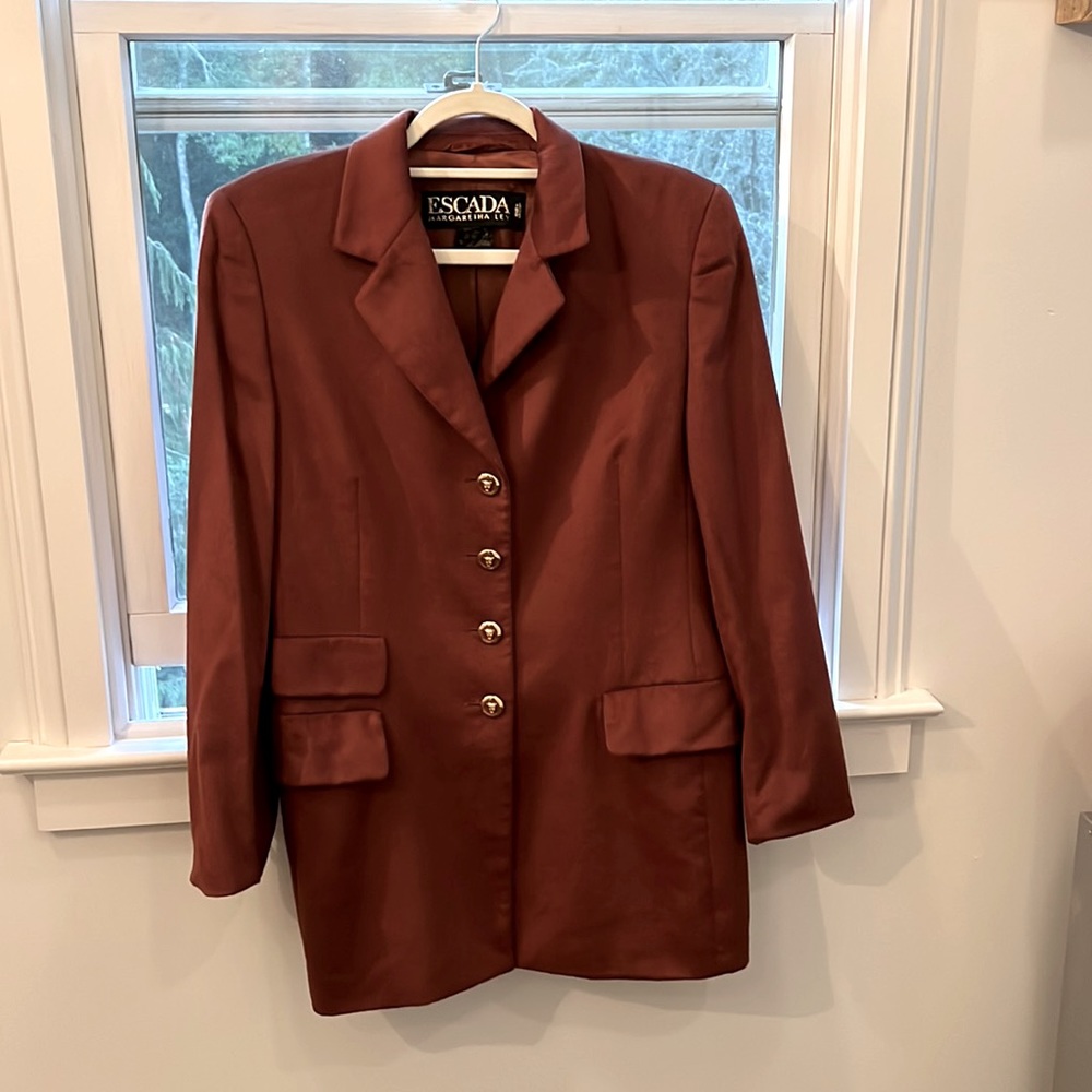 Vintage Escada suit jacket.  Pure luxury.